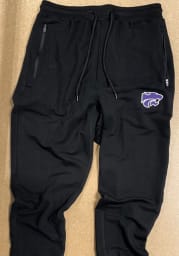 Colosseum K-State Wildcats Mens Black Challenge Accepted Fashion Sweatpants