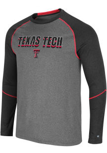 Colosseum Texas Tech Red Raiders Charcoal George Long Sleeve T-Shirt
