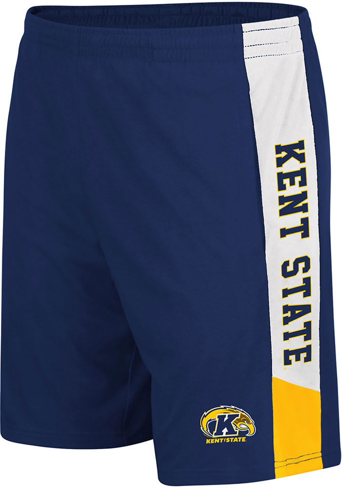 Colosseum Kent State Golden Flashes Mens Navy Blue Wonkavision Shorts
