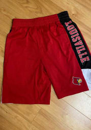 Colosseum Louisville Cardinals Mens Red Wonkavision Shorts
