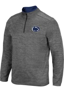 Colosseum Penn State Nittany Lions Mens Charcoal Dak Long Sleeve 1/4 Zip Pullover