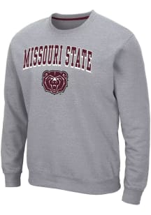 Colosseum Missouri State Bears Mens Grey Elliott Long Sleeve Crew Sweatshirt