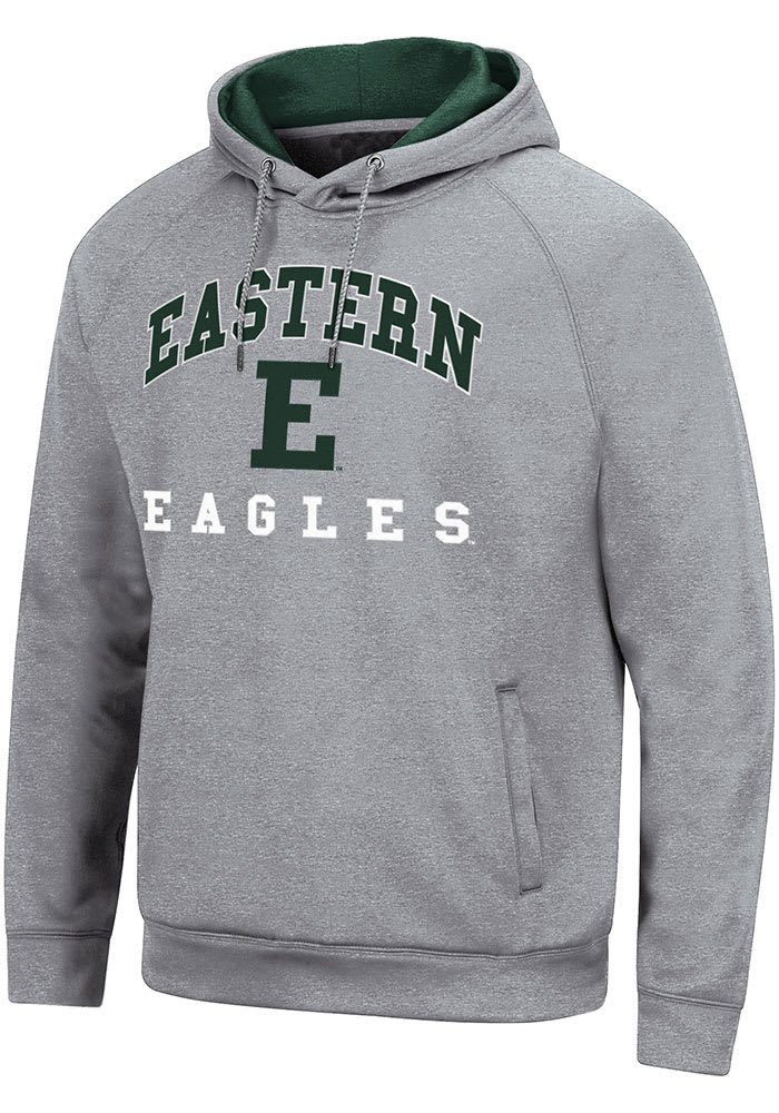 Colosseum Eastern Michigan Eagles Mens Grey Tua Hood
