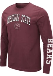 Colosseum Missouri State Bears Maroon Barkley Long Sleeve T Shirt