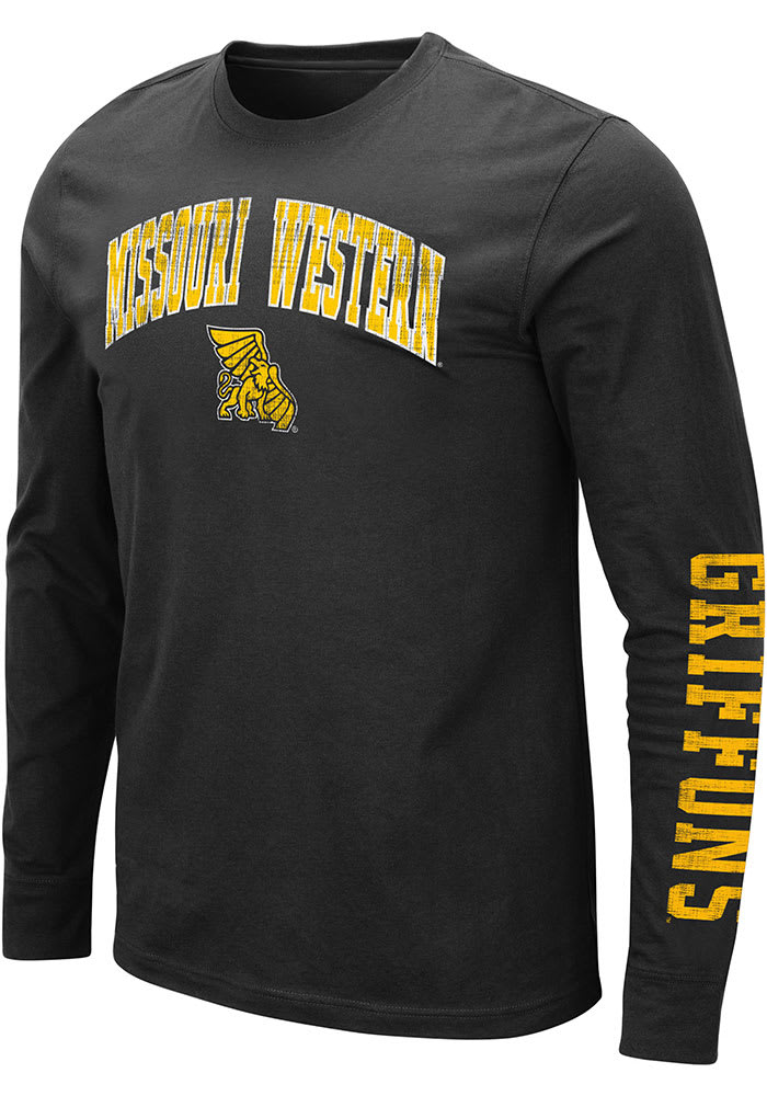 Colosseum Missouri Western Griffons Black Barkley Long Sleeve T Shirt