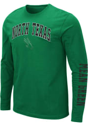 Colosseum North Texas Mean Green Green Barkley Long Sleeve T Shirt