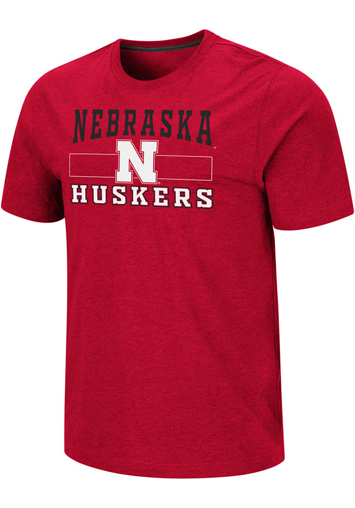 Colosseum Nebraska Cornhuskers Red Swanson Short Sleeve T Shirt