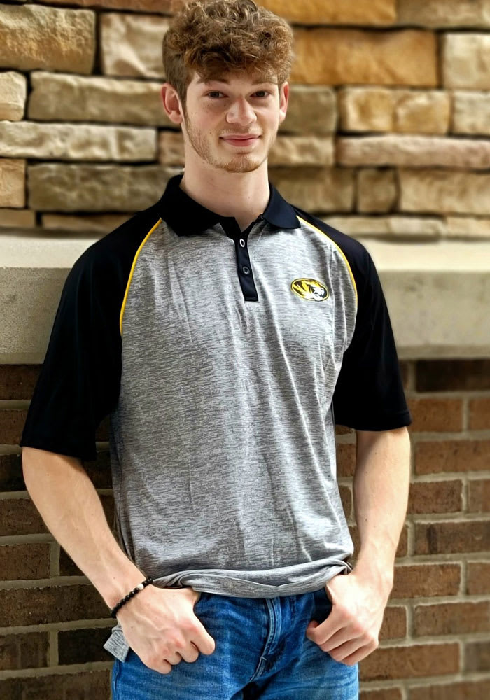 mizzou long sleeve polo