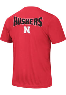 Colosseum Nebraska Cornhuskers Red Hooked Short Sleeve T Shirt