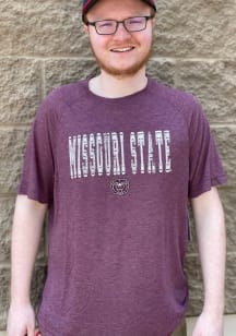 Colosseum Missouri State Bears Red Perd Short Sleeve T Shirt