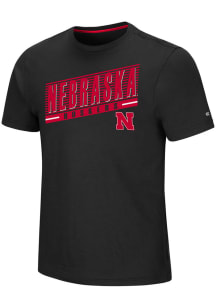 Colosseum Nebraska Cornhuskers Black Pawnee Short Sleeve T Shirt
