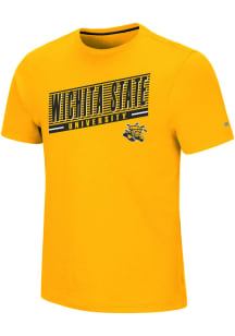 Colosseum Wichita State Shockers Yellow Pawnee Short Sleeve T Shirt