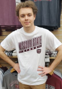 Colosseum Missouri State Bears White Pawnee Short Sleeve T Shirt