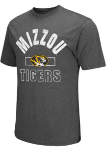 Colosseum Missouri Tigers Charcoal Dual Blend Short Sleeve T Shirt