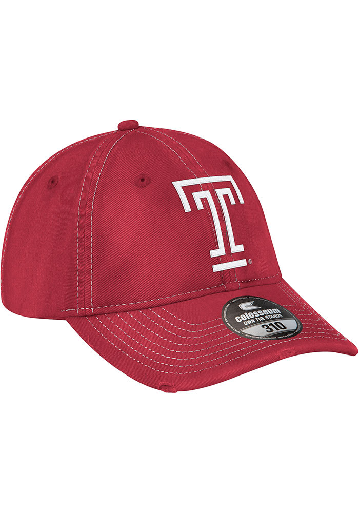 Colosseum Temple Owls Alumni Adjustable Hat - Red