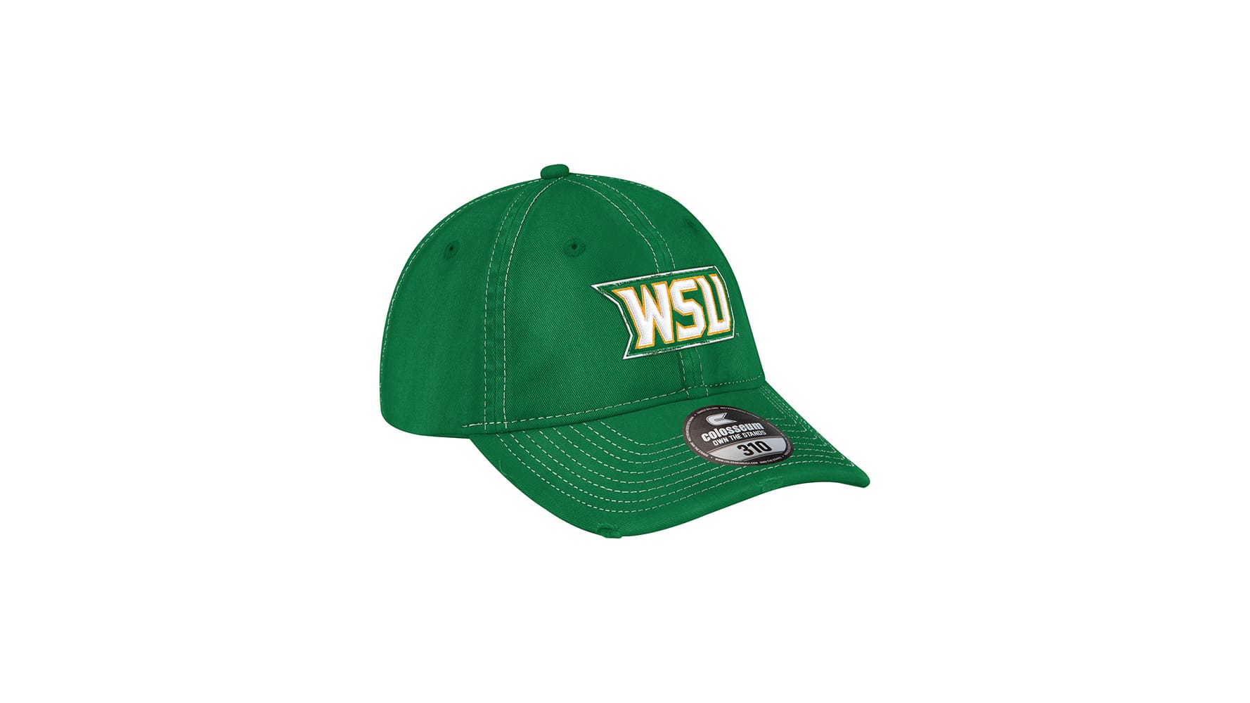 Wright State Raiders NCAA Adjustable Mossy Oak Snow Camo Strap Back Hat 