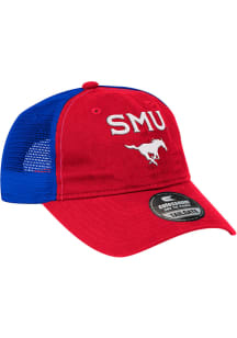 Colosseum SMU Mustangs Champ Trucker Adjustable Hat - Red