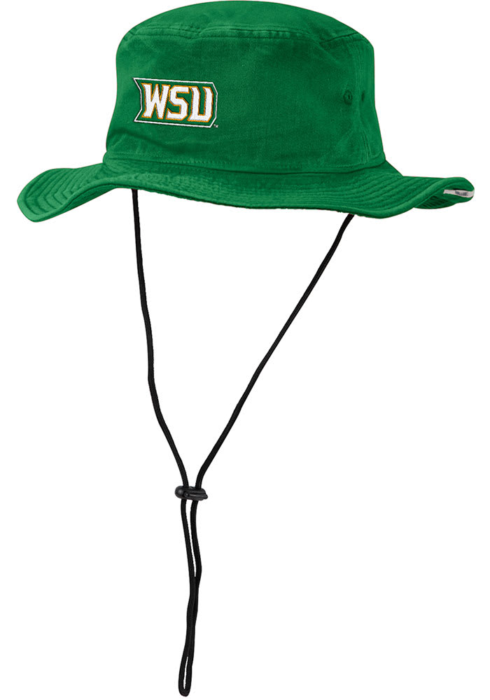 Colosseum Wright State Raiders Green Sweep Mens Bucket Hat