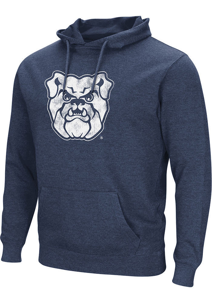 Colosseum Butler Bulldogs Mens Navy Blue Campus Long Sleeve Hoodie