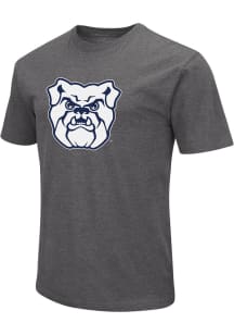 Colosseum Butler Bulldogs Charcoal Playbook Distressed Logo Short Sleeve T Shirt