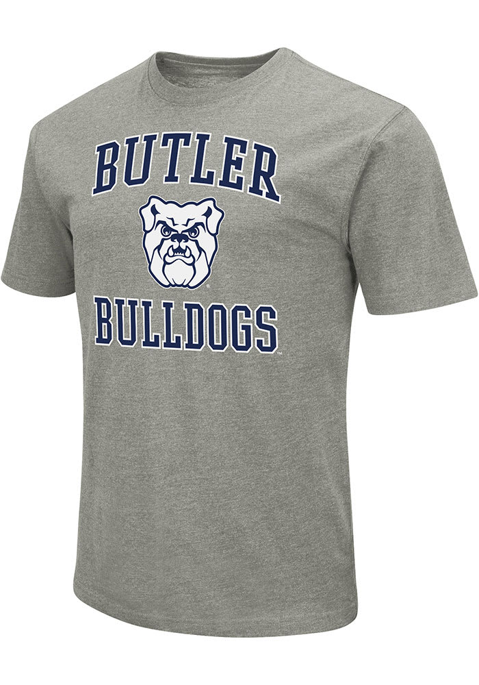 Colosseum Butler Bulldogs Grey Playbook Number One Short Sleeve T Shirt