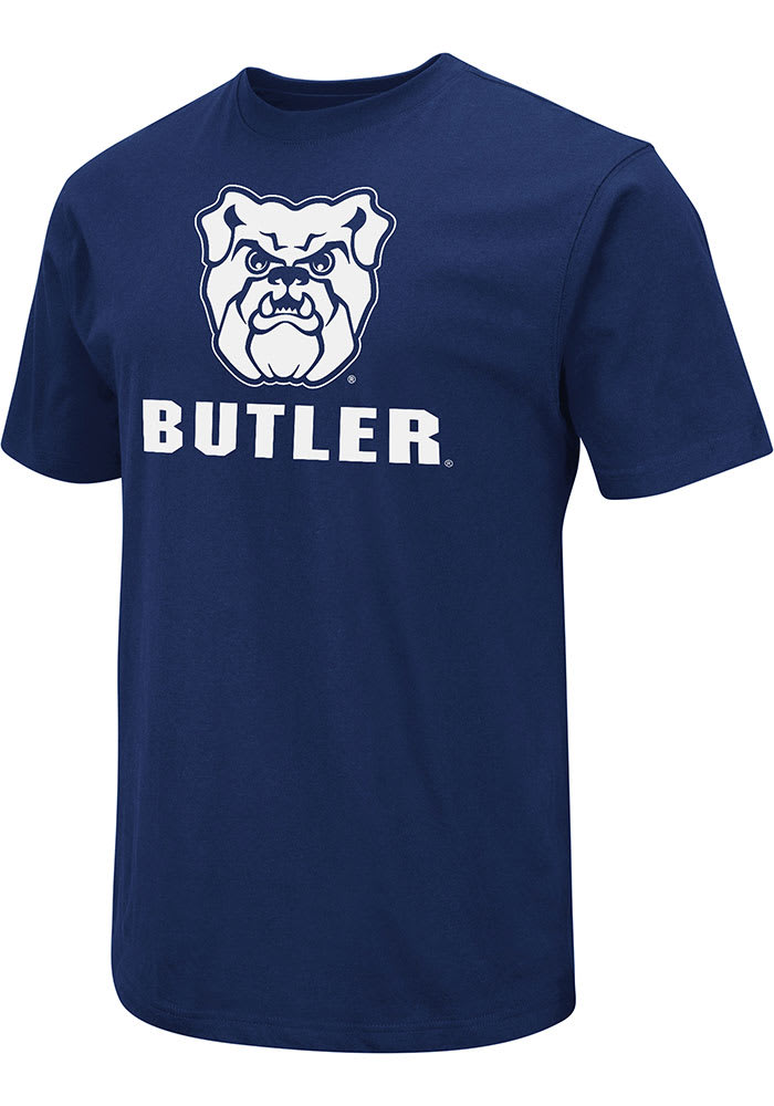 Colosseum Butler Bulldogs Navy Blue Field Name Drop Short Sleeve T Shirt