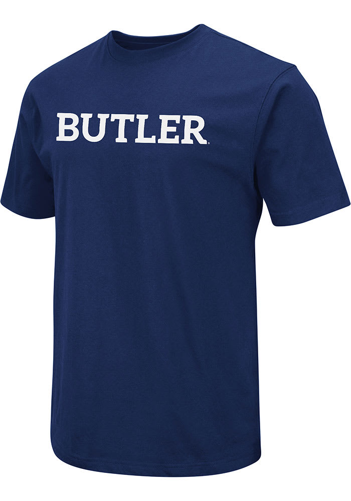 Colosseum Butler Bulldogs Navy Blue Field Wordmark Short Sleeve T Shirt