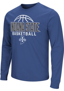Colosseum Indiana State Sycamores Blue Basketball Long Sleeve T Shirt