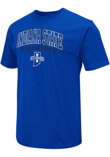 Colosseum Indiana State Sycamores Blue Arch Mascot Short Sleeve T Shirt