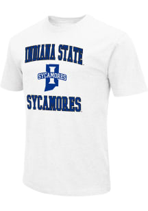 Colosseum Indiana State Sycamores White Playbook Number One Short Sleeve T Shirt