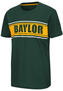 Colosseum Baylor Bears Youth Green Camping Short Sleeve T-Shirt