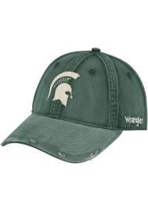 Wrangler Michigan State Spartans Vintage Adjustable Hat - Green