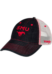 Wrangler SMU Mustangs Trucker Adjustable Hat - Blue
