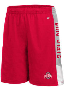 Colosseum Ohio State Buckeyes Youth Red Wonkavision Shorts