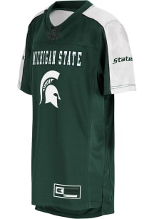 Colosseum Michigan State Spartans Youth Green Broller Football Jersey