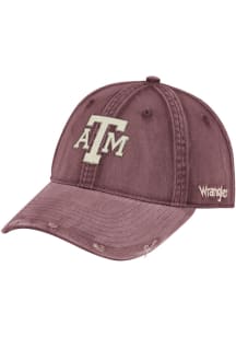 Wrangler Texas A&amp;M Aggies Vintage Adjustable Hat - Maroon