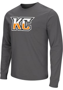 Colosseum Kansas City Mavericks Charcoal Playbook Long Sleeve T Shirt