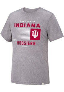 Colosseum Indiana Hoosiers Grey Les Triblend Short Sleeve Fashion T Shirt