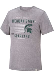 Colosseum Michigan State Spartans Grey Les Triblend Short Sleeve Fashion T Shirt