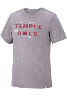 Colosseum Temple Owls Grey Les Triblend Short Sleeve Fashion T Shirt