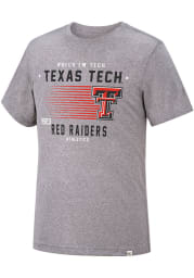 Colosseum Texas Tech Red Raiders Grey Les Triblend Short Sleeve Fashion T Shirt