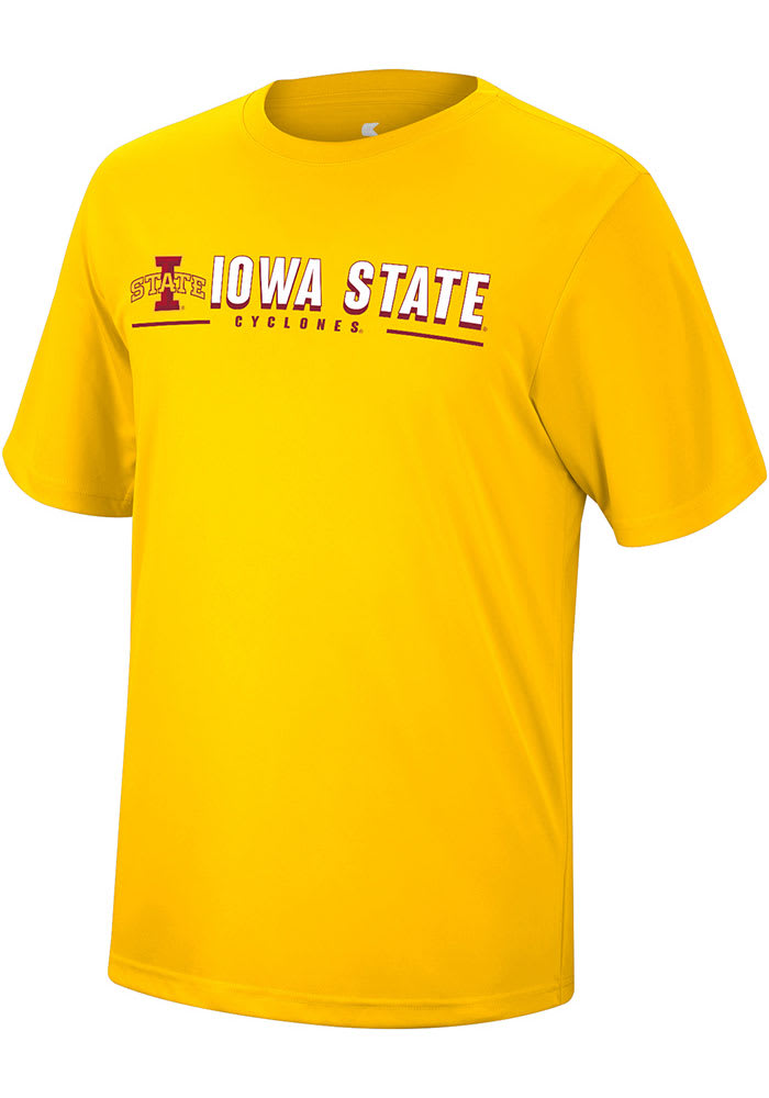 Colosseum Iowa State Cyclones Gold Four Leaf Short Sleeve T Shirt