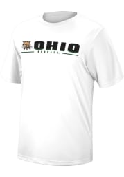 Colosseum Ohio Bobcats White Four Leaf Short Sleeve T Shirt