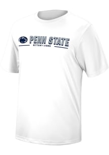 Colosseum Penn State Nittany Lions White Four Leaf Short Sleeve T Shirt