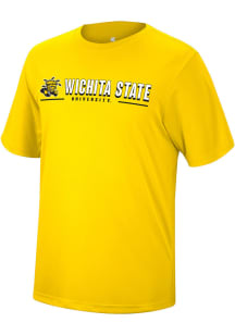 Colosseum Wichita State Shockers Gold Four Leaf Short Sleeve T Shirt