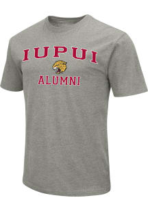 Colosseum IUPUI Jaguars Grey Alumni No1 Short Sleeve T Shirt