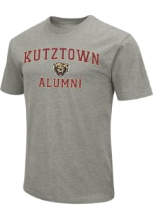 Colosseum Kutztown University Grey Alumni Number One Short Sleeve T Shirt