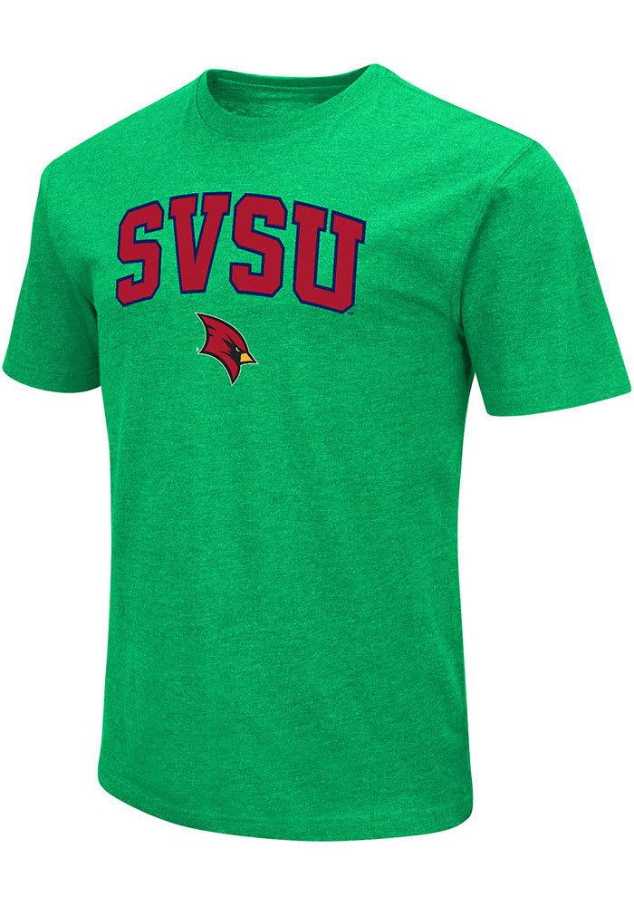 Colosseum Saginaw Valley State Cardinals Kelly Green Arch Playbook Short Sleeve T Shirt