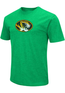 Colosseum Missouri Tigers Kelly Green Primary Playbook Short Sleeve T Shirt