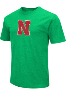 Colosseum Nebraska Cornhuskers Kelly Green Primary Playbook Short Sleeve T Shirt